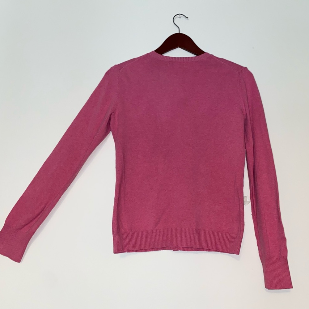 Cherokee Women's Pink Cardigan Sweater - Picture 2 of 5